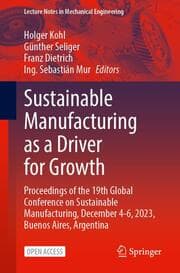 Cover von Sustainable Manufacturing as a Driver for Growth