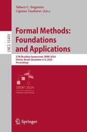 Cover von Formal Methods: Foundations and Applications