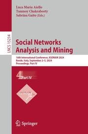 Cover von Social Networks Analysis and Mining