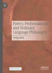 Cover von Poetry, Performativity, and Ordinary Language Philosophy