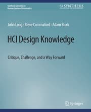 Cover von HCI Design Knowledge