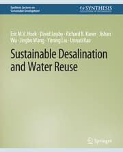 Cover von Sustainable Desalination and Water Reuse