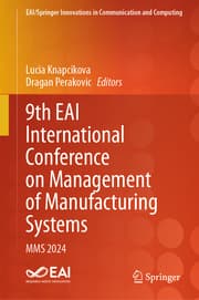 Cover von 9th EAI International Conference on Management of Manufacturing Systems