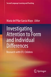 Cover von Investigating Attention to Form and Individual Differences:Research with EFL Children