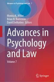 Cover von Advances in Psychology and Law