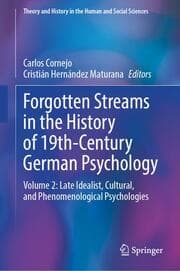 Cover von Forgotten Streams in the History of 19th-Century German Psychology