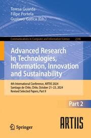 Cover von Advanced Research in Technologies, Information, Innovation and Sustainability