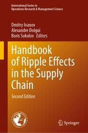 Cover von Handbook of Ripple Effects in the Supply Chain
