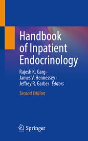 Cover von Handbook of Inpatient Endocrinology
