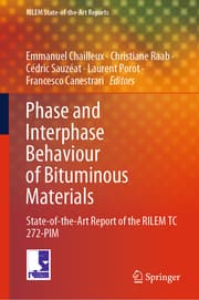 Cover von Phase and Interphase Behaviour of Bituminous Materials