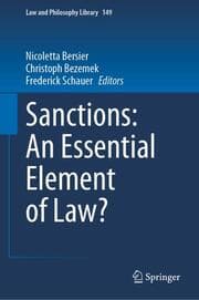 Cover von Sanctions: An Essential Element of Law?