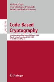 Cover von Code-Based Cryptography