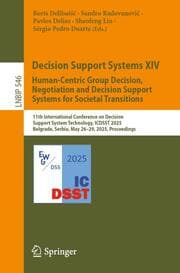 Cover von Decision Support Systems XIV. Human-Centric Group Decision, Negotiation and Decision Support Systems for Societal Transitions