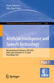 Cover von Artificial Intelligence and Speech Technology