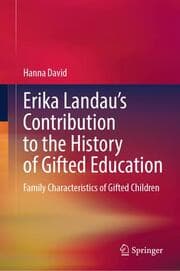 Cover von Erika Landaus Contribution to the History of Gifted Education
