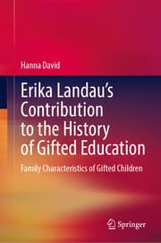 Cover von Erika Landau's Contribution to the History of Gifted Education