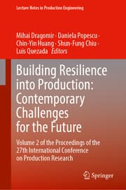 Cover von Building Resilience into Production: Contemporary Challenges for the Future