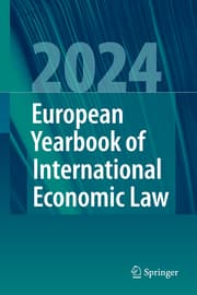 Cover von European Yearbook of International Economic Law 2024