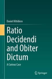 Cover von Ratio Decidendi and Obiter Dictum