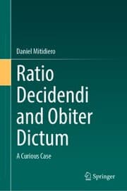 Cover von Ratio Decidendi and Obiter Dictum