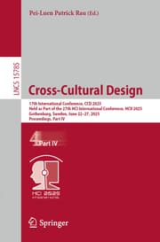 Cover von Cross-Cultural Design