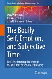Cover von The Bodily Self, Emotion, and Subjective Time