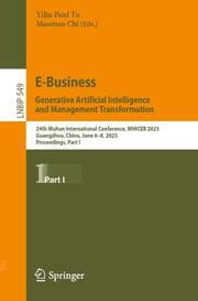 Cover von E-Business. Generative Artificial Intelligence and Management Transformation