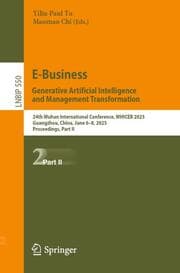 Cover von E-Business. Generative Artificial Intelligence and Management Transformation
