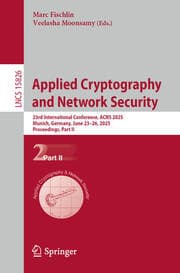 Cover von Applied Cryptography and Network Security
