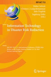 Cover von Information Technology in Disaster Risk Reduction