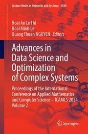 Cover von Advances in Data Science and Optimization of Complex Systems