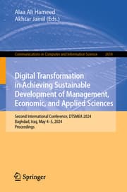 Cover von Digital Transformation in Achieving Sustainable Development of Management, Economic, and Applied Sciences