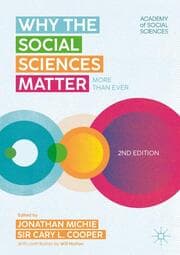 Cover von Why the Social Sciences Matter