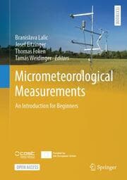 Cover von Micrometeorological Measurements