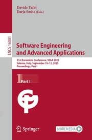Cover von Software Engineering and Advanced Applications