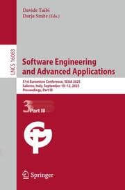 Cover von Software Engineering and Advanced Applications