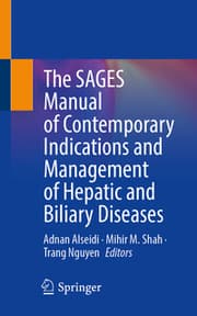 Cover von The SAGES Manual of Contemporary Indications and Management of Hepatic and Biliary Diseases