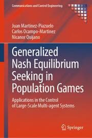 Cover von Generalized Nash Equilibrium Seeking in Population Games