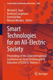Cover von Smart Technologies for an All-Electric Society