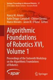 Cover von Algorithmic Foundations of Robotics XVI, Volume 1