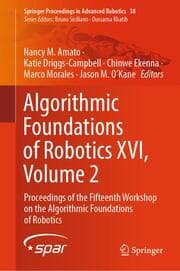 Cover von Algorithmic Foundations of Robotics XVI, Volume 2