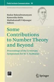 Cover von Some Contributions to Number Theory and Beyond