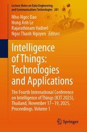 Cover von Intelligence of Things: Technologies and Applications