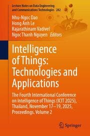 Cover von Intelligence of Things: Technologies and Applications