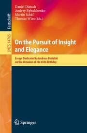 Cover von On the Pursuit of Insight and Elegance