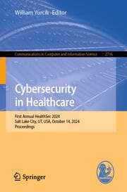 Cover von Cybersecurity in Healthcare
