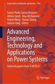 Cover von Advanced Engineering, Technology and Applications on Power Systems
