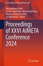 Cover von Proceedings of XXVI AIMETA Conference 2024