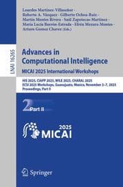Cover von Advances in Computational Intelligence. MICAI 2025 International Workshops