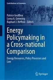 Cover von Energy Policymaking in a Cross-national Comparison